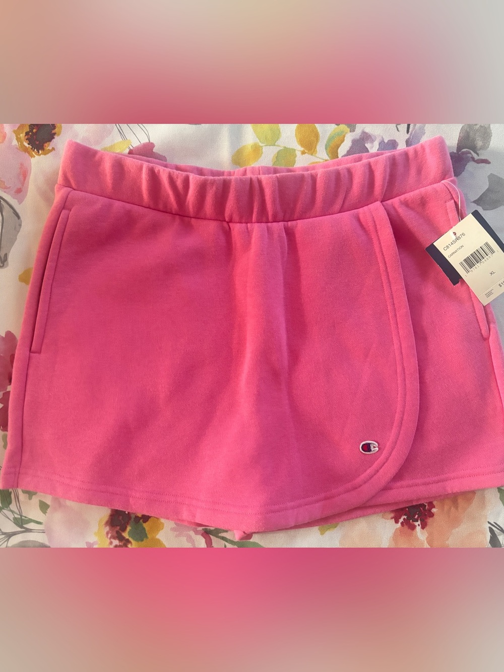 Champion Pink Girls' Athletic Skort with Logo
